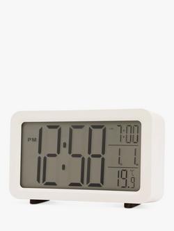 Acctim Harris LCD Digital Alarm Clock - view 2, White