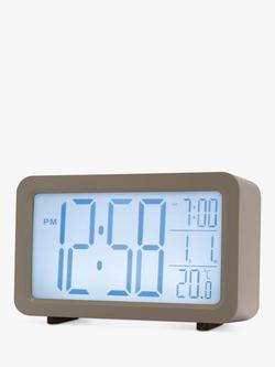Acctim Harris LCD Digital Alarm Clock - view 2, Grey