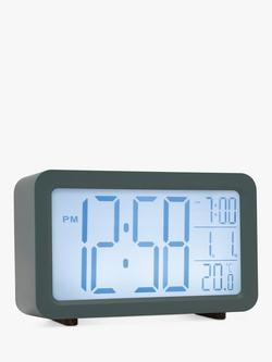 Acctim Harris LCD Digital Alarm Clock, Blue