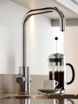 Abode Pronteau Province 4-in-1 Steaming Hot Water Swivel Spout 2 Lever Kitchen Tap - view 2, Chrome