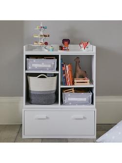 Great Little Trading Co Alba Modular Storage Set 6, Regular, White, White