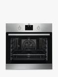 AEG 6000 BPS355061M Built-In Electric Self Cleaning Single Oven with Steam Function, Stainless Steel