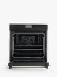 John Lewis JLBIOSS750 Built In Electric Self Cleaning Single Oven, Stainless Steel