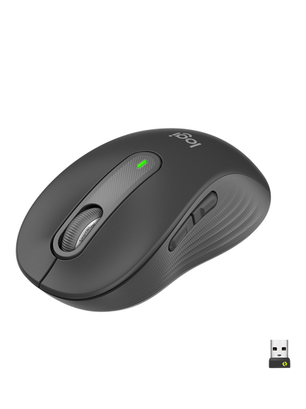 Logitech Signature M650 Bluetooth Wireless Mouse, Graphite, Graphite