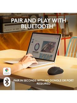 Logitech M240 Silent Bluetooth Wireless Mouse - view 2, Graphite