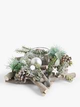 John Lewis Polar Planet Pine Cone Star Tealight Holder