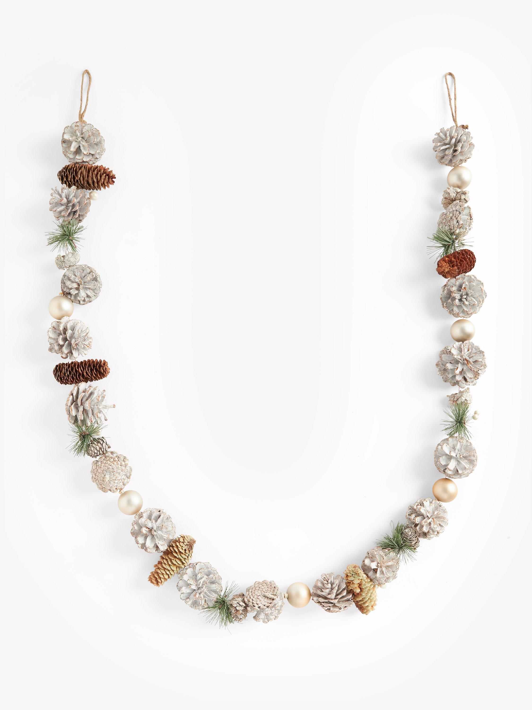 John Lewis Winter Fairytale Pine Cone and Bauble Garland