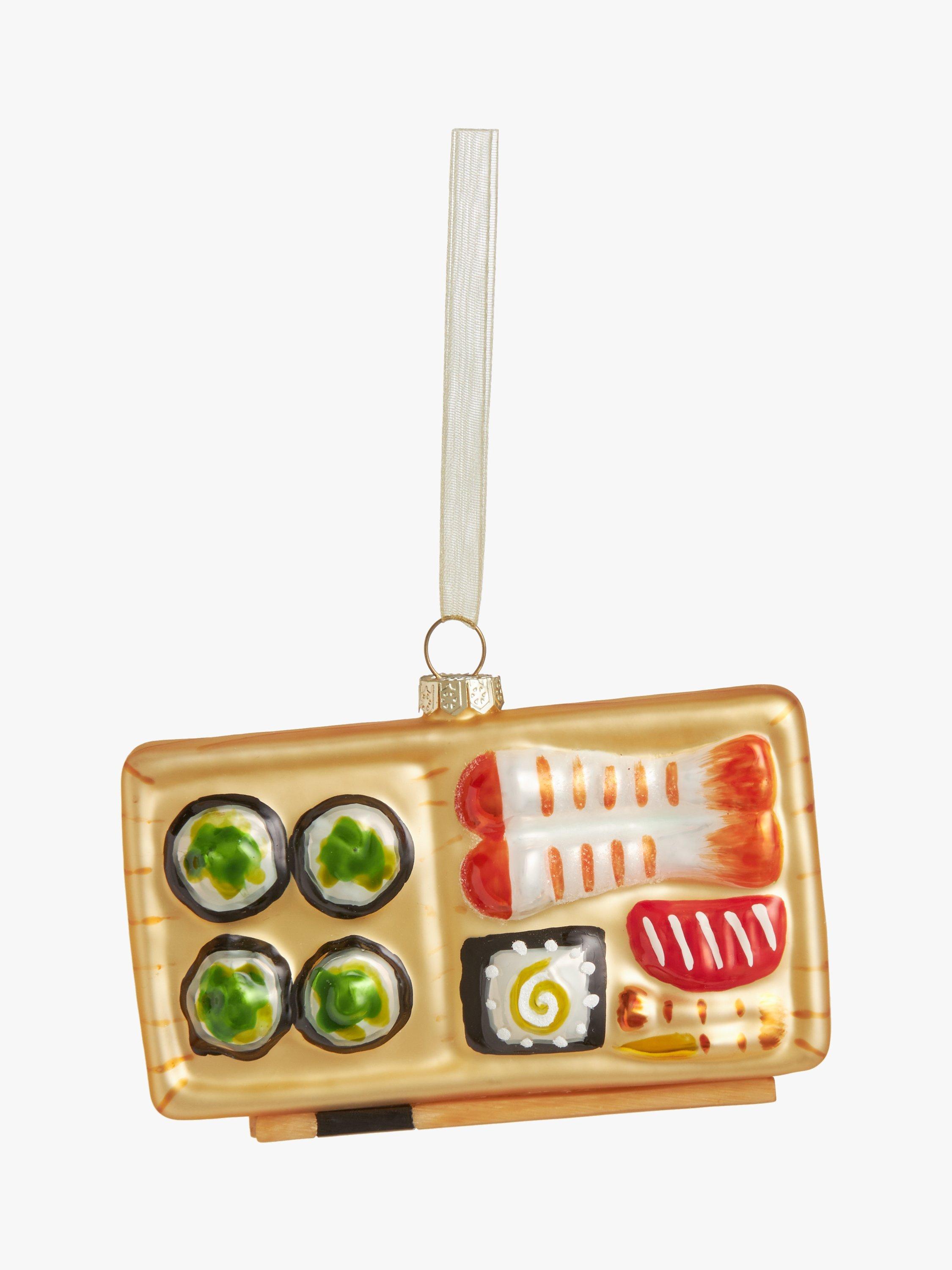 John Lewis Rainbow Time Capsule Sushi Platter Bauble