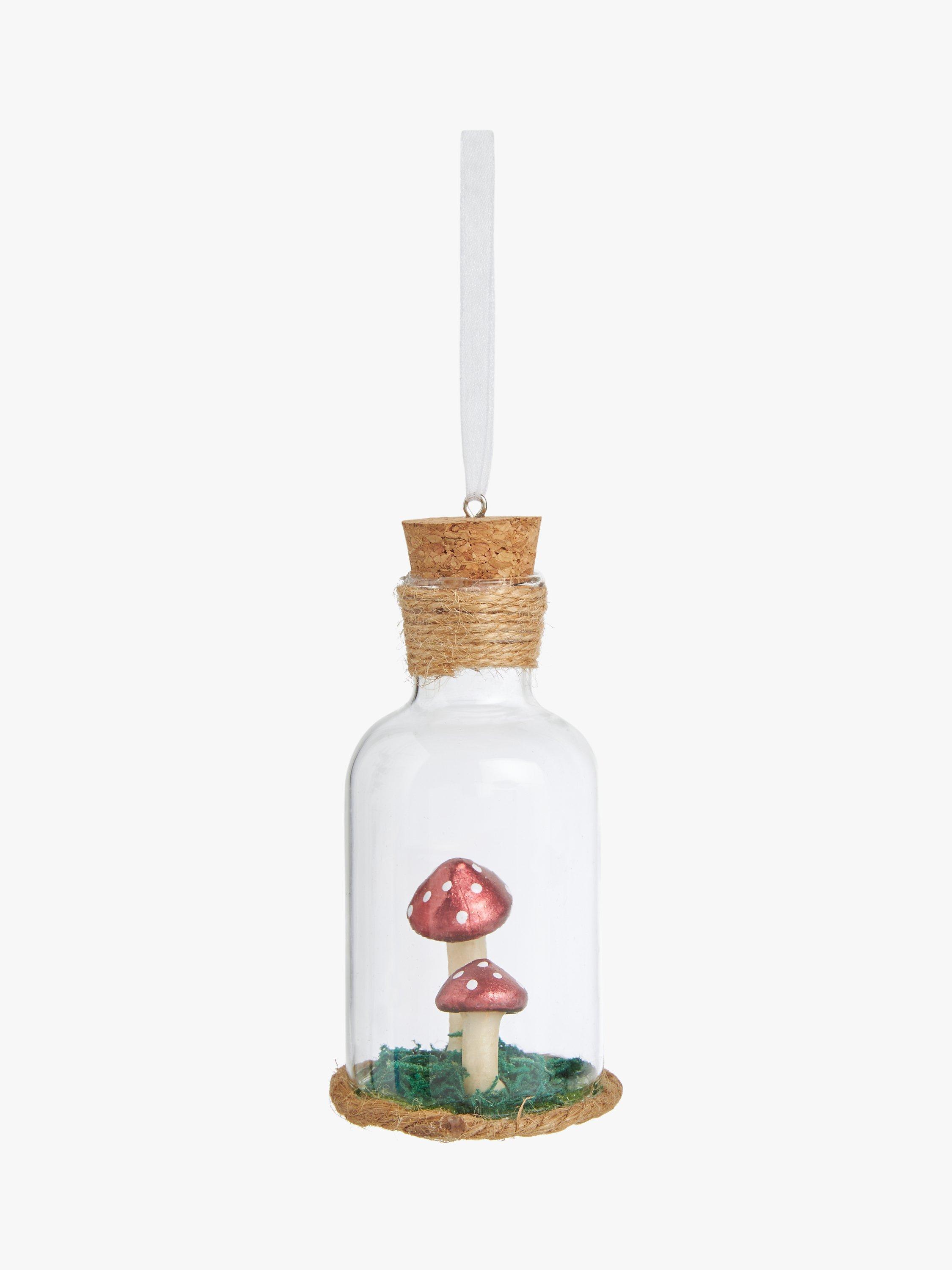 John Lewis Christmas Cottage Mushroom Bottle Tree Decoration
