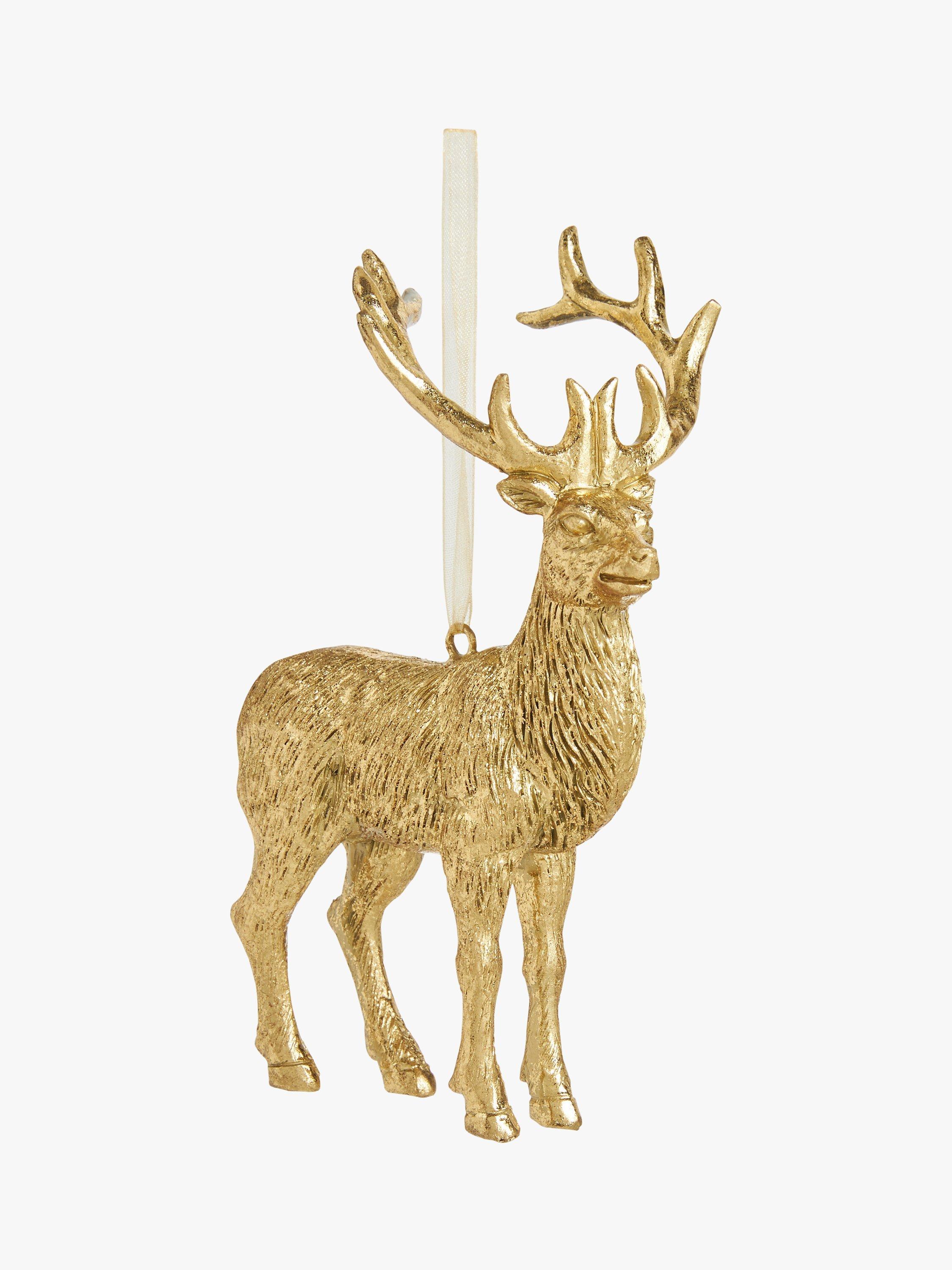 John Lewis Royal Fairytale Golden Stag Tree Decoration