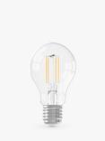 Calex 8W E27 LED Dimmable Classic Bulb, Clear