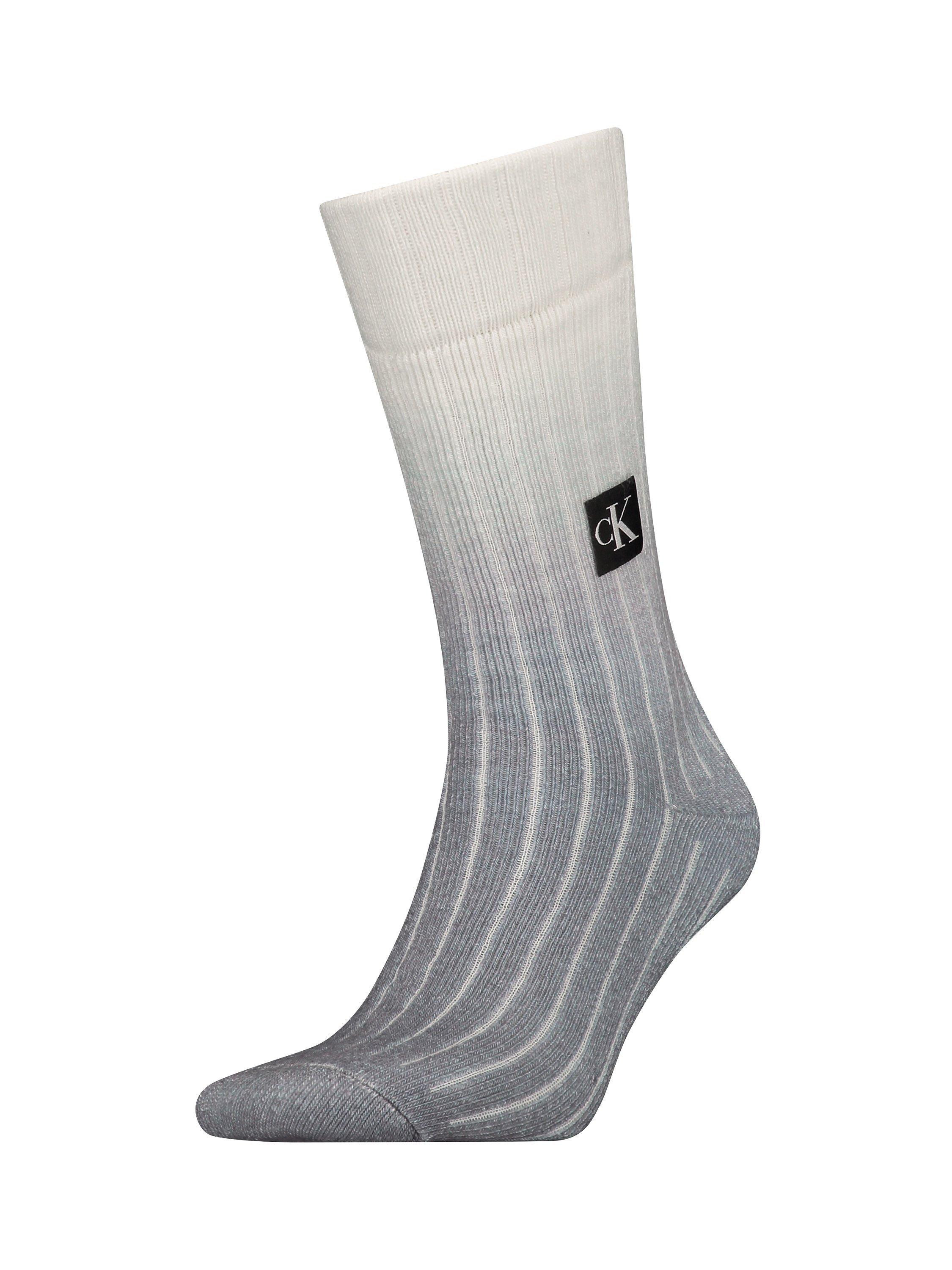 Calvin Klein Gradient Print Socks, Grey