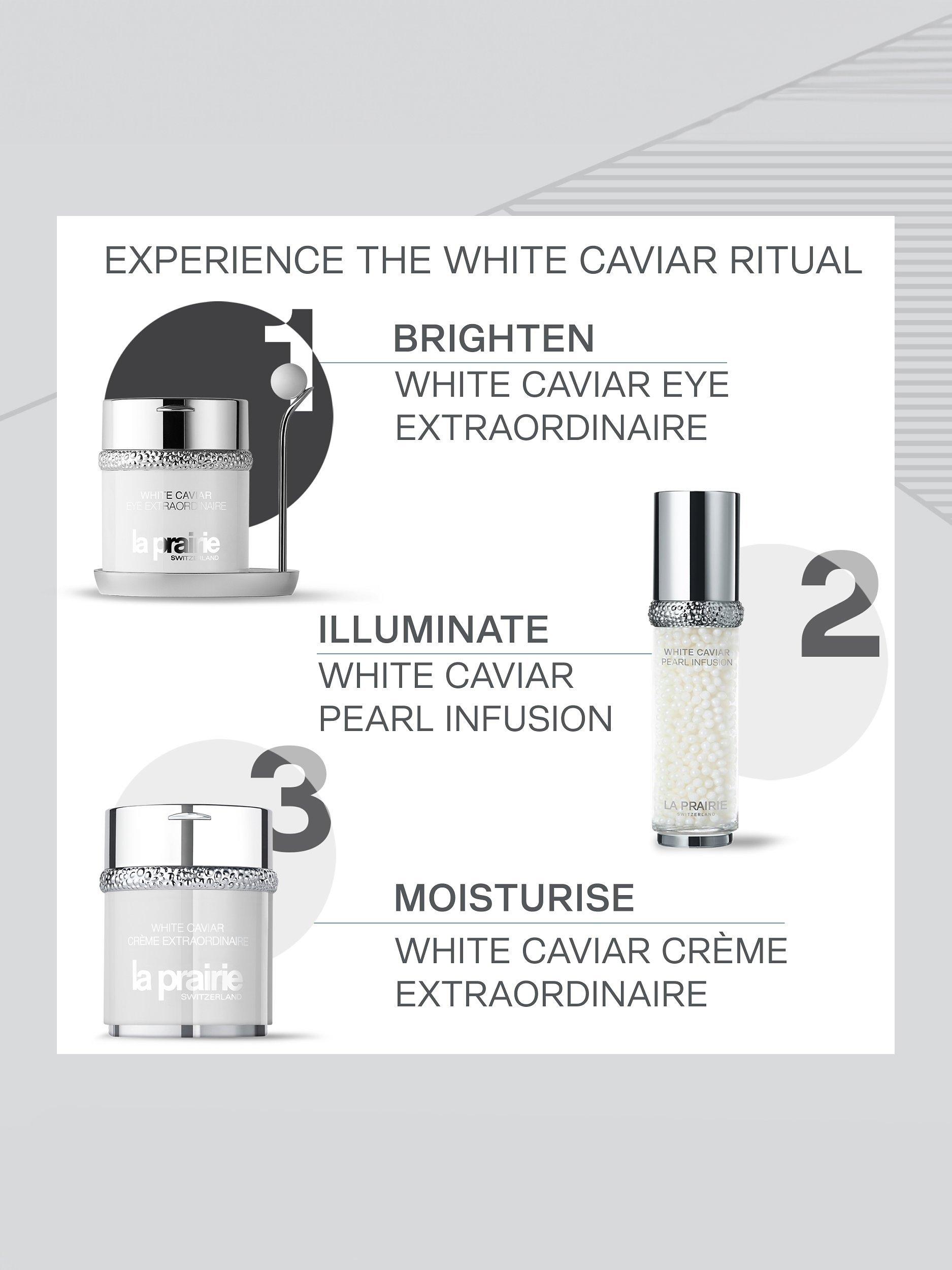 Product image 7 of 9, which shows La Prairie White Caviar Eye Extraordinaire Illuminating Eye Cream, 20ml