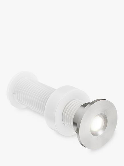 Sensio Iris LED Kitchen Round Plinth Light & Driver, Pack of 4, Natural White Light, Natural White Light