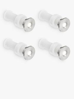 Sensio Iris LED Kitchen Round Plinth Light & Driver, Pack of 4, Natural White Light - view 2, Natural White Light