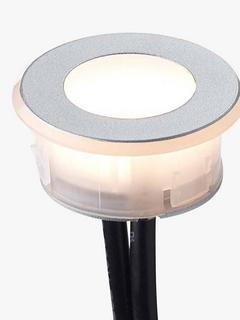 Sensio Halo LED Trio Tone Kitchen Plinth Light, Metallic/White