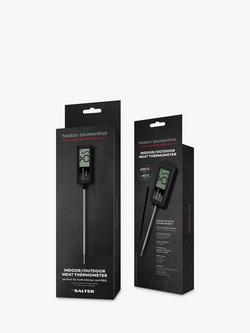 Salter Heston Blumenthal Precision 2-In-1 Indoor/Outdoor Meat Thermometer - view 2, Black