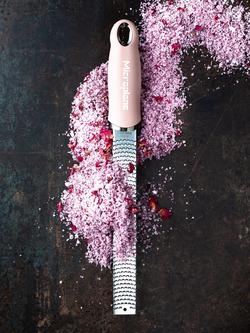 Microplane Stainless Steel Zester/Grater - view 2, Dusky Rose/Silver