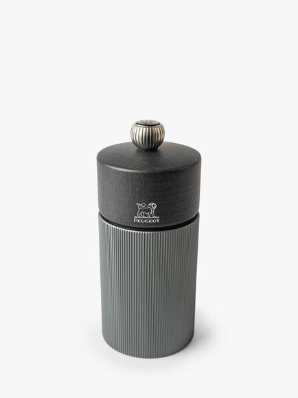 Peugeot Line Manual Adjustable Beech Wood Salt & Pepper Mills, Set of 2, 12cm, Grey - view 2, Grey