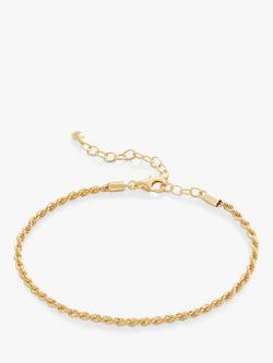 Monica Vinader Rope Chain Bracelet, Gold