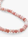 Monica Vinader Love Beaded Opal Necklace, Pink