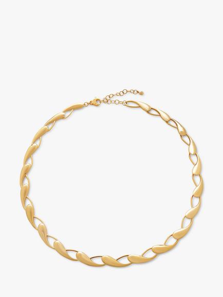 Monica Vinader Nura Choker Necklace, Gold, Gold