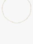 Astrid & Miyu Freshwater Pearl Beaded Necklace, White