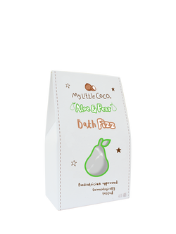 My Little Coco Aloe & Pear Baby Bath Fizz, 4 x 40g, Multi