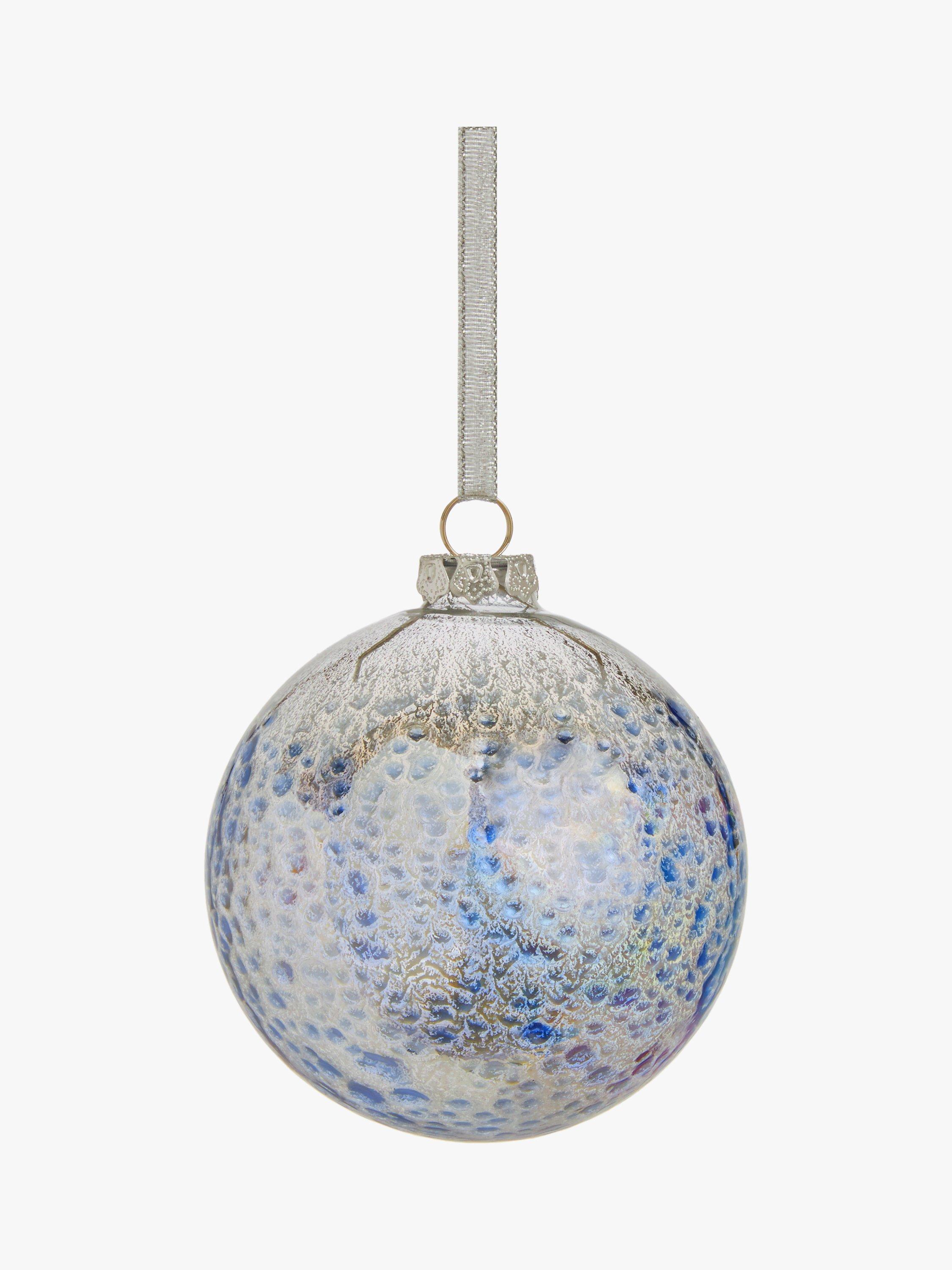 John Lewis Beyond Christmas Moon Surface Bauble