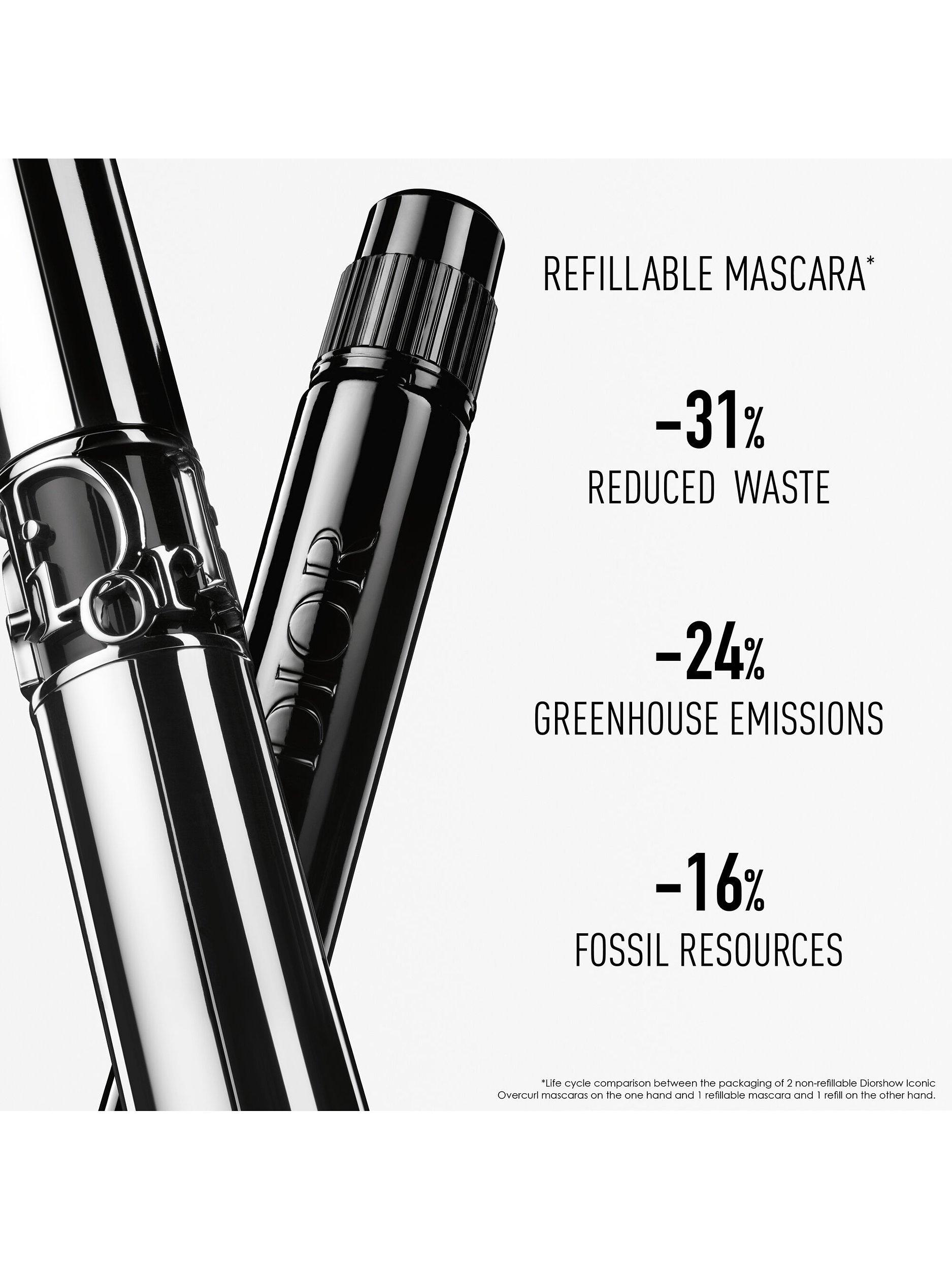 Product image 5 of 7, which shows DIOR Diorshow Iconic Overcurl Mascara Refill, 090 Black