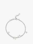 Dinny Hall Stargazer Double Chain Bracelet, Silver