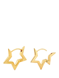Dinny Hall Star Click Hoop Earrings, Gold Gold