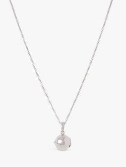 Dinny Hall My World Small Orbit Locket Pendant Necklace, Silver