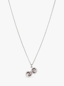Dinny Hall My World Small Orbit Locket Pendant Necklace - view 2, Silver