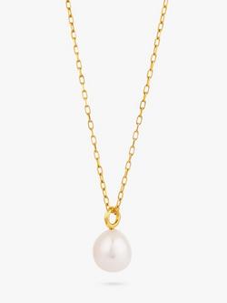 Dinny Hall Thalassa Keshi Baroque Pearl Pendant Necklace, Gold