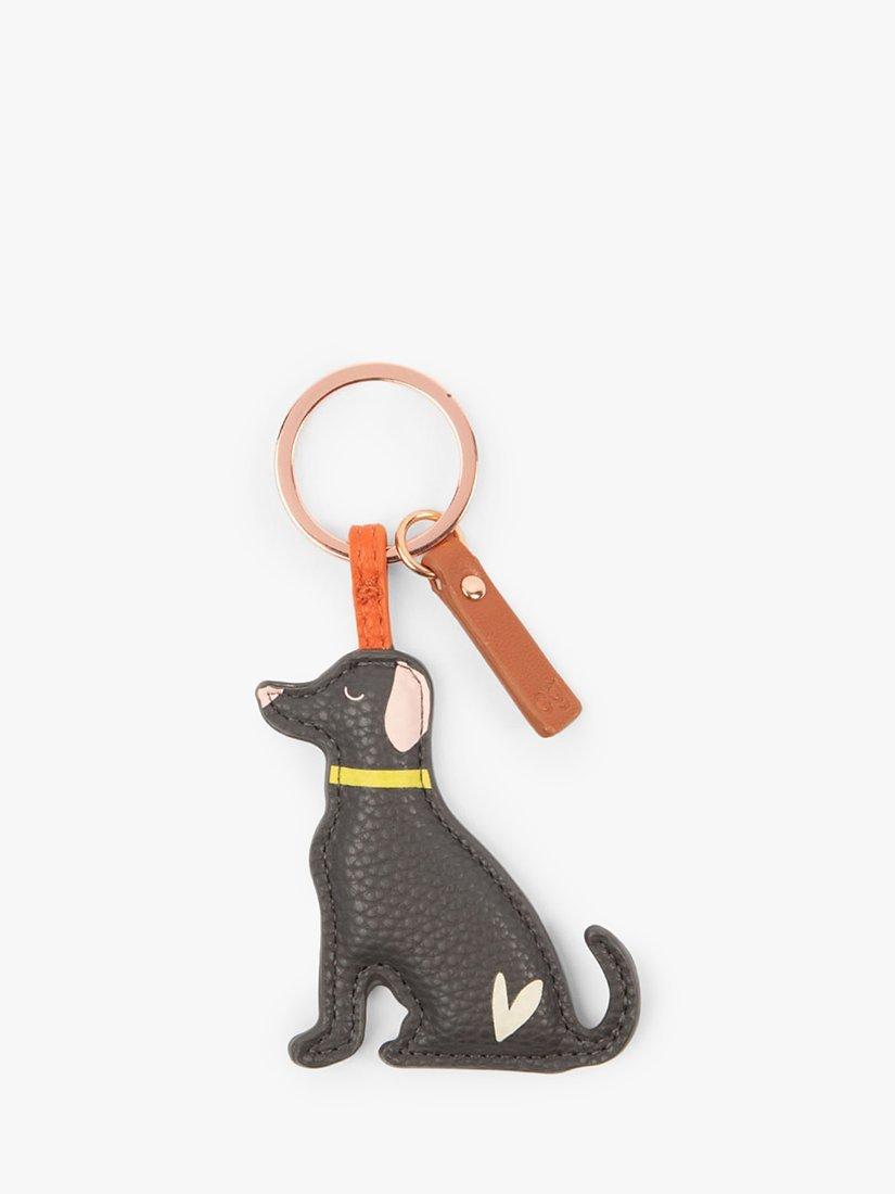 Caroline Gardner Labrador Dog Keyring, Black