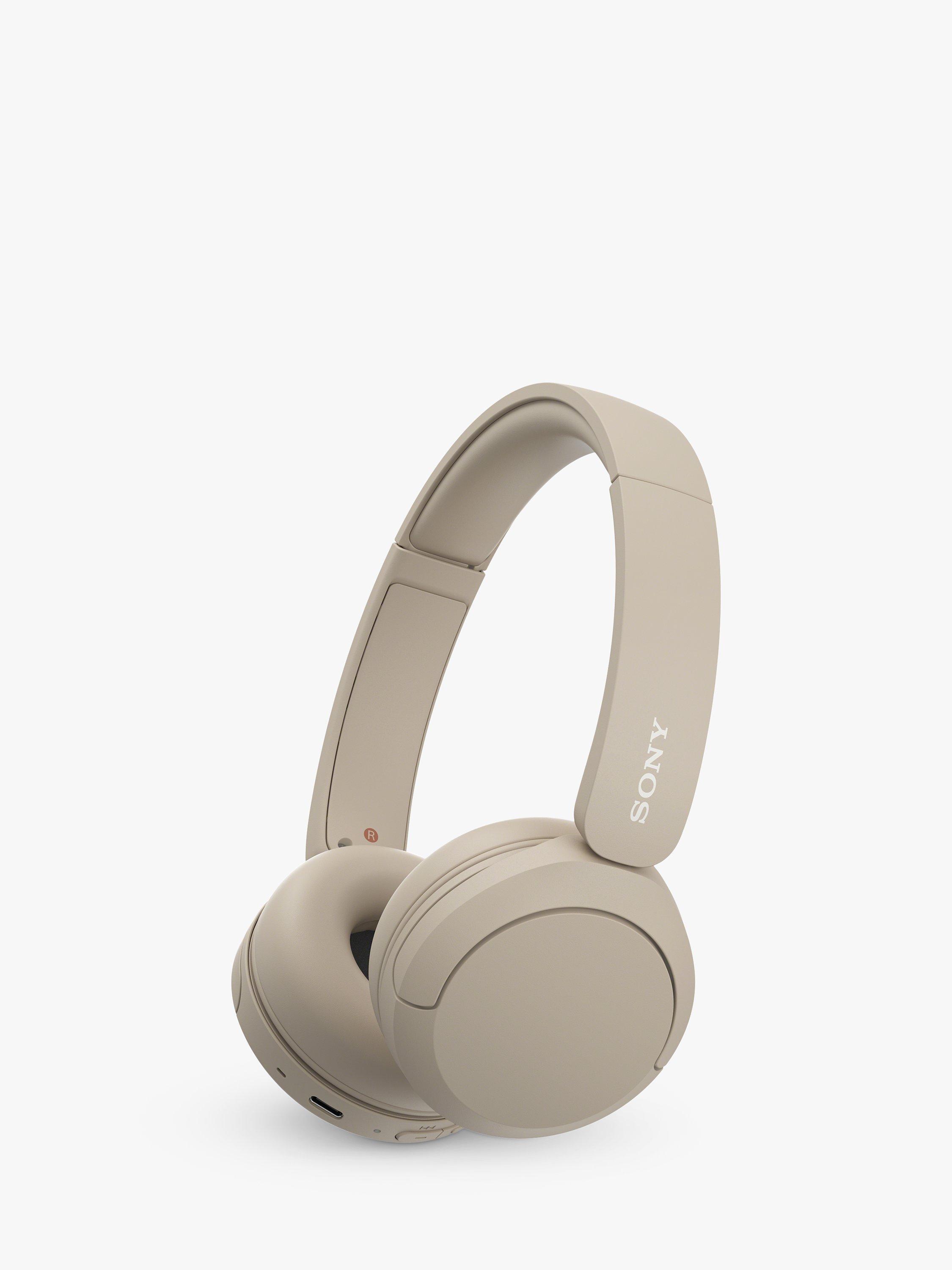 Sony WH CH520 Bluetooth Wireless On Ear Headphones with Mic Remote Beige