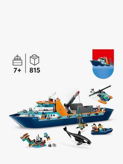 LEGO City Arctic Explorer Ship, Big Floating Boat Toy 60368 - view 2, 
