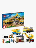 LEGO City Construction Trucks & Wrecking Ball 60391