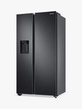 Samsung Series 8 RS68A884CB1 Freestanding 60/40 American Fridge Freezer, Black