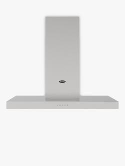 Belling Cookcentre 90T Chimney Cooker Hood, Stainless Steel