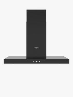 Belling Cookcentre 110T Chimney Cooker Hood, Black, Black