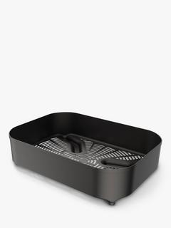 Ninja Woodfire Electric BBQ Grill Combo Crisper Basket, Black