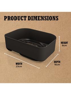 Ninja Woodfire Electric BBQ Grill Combo Crisper Basket, Black - view 2, Black