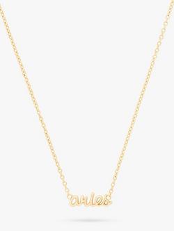 Wanderlust + Co Zodiac Chain Necklace - view 2, Aries