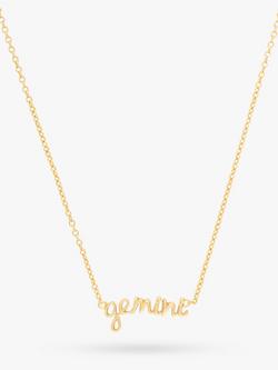 Wanderlust + Co Zodiac Chain Necklace - view 2, Gemini