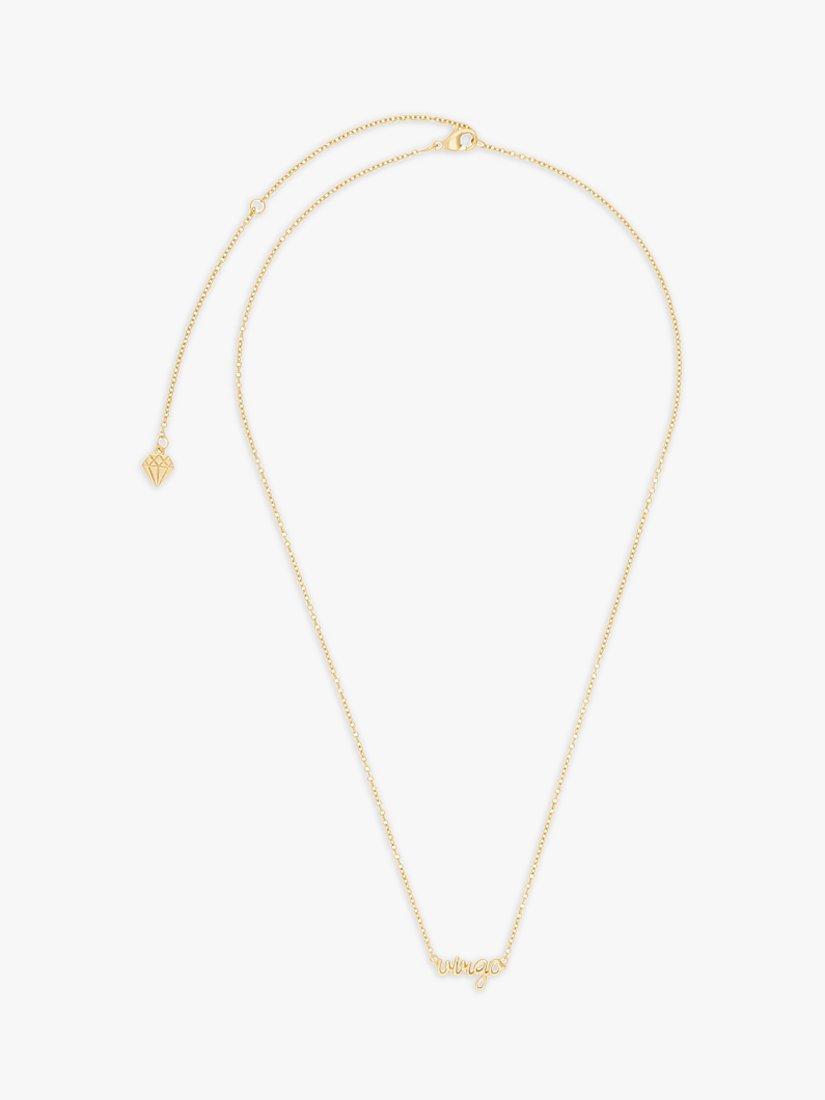 Product image 1 of 4, which shows Wanderlust + Co Zodiac Chain Necklace, Virgo