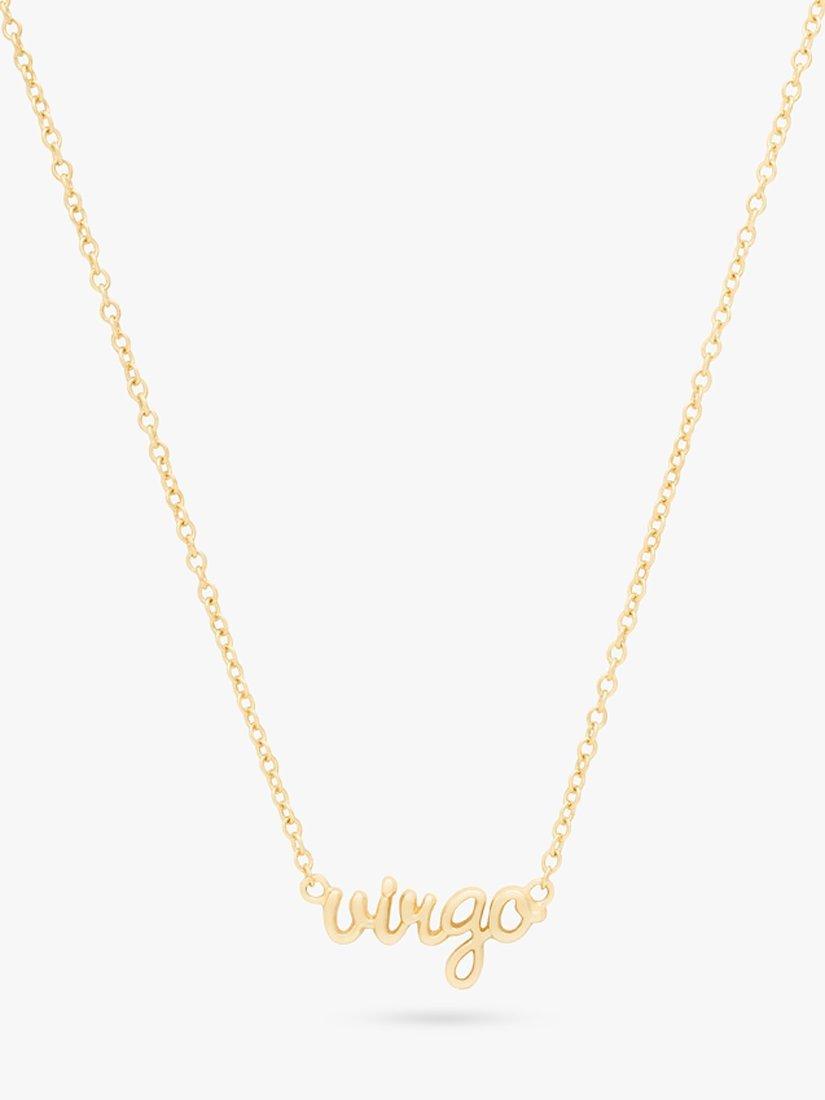 Product image 2 of 4, which shows Wanderlust + Co Zodiac Chain Necklace, Virgo