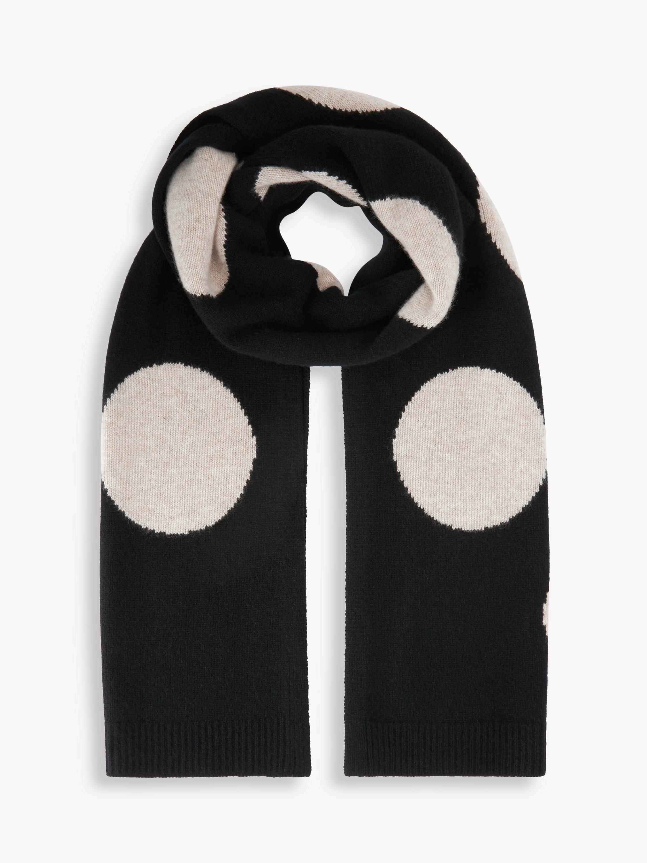 John Lewis Spot Print Cashmere Scarf