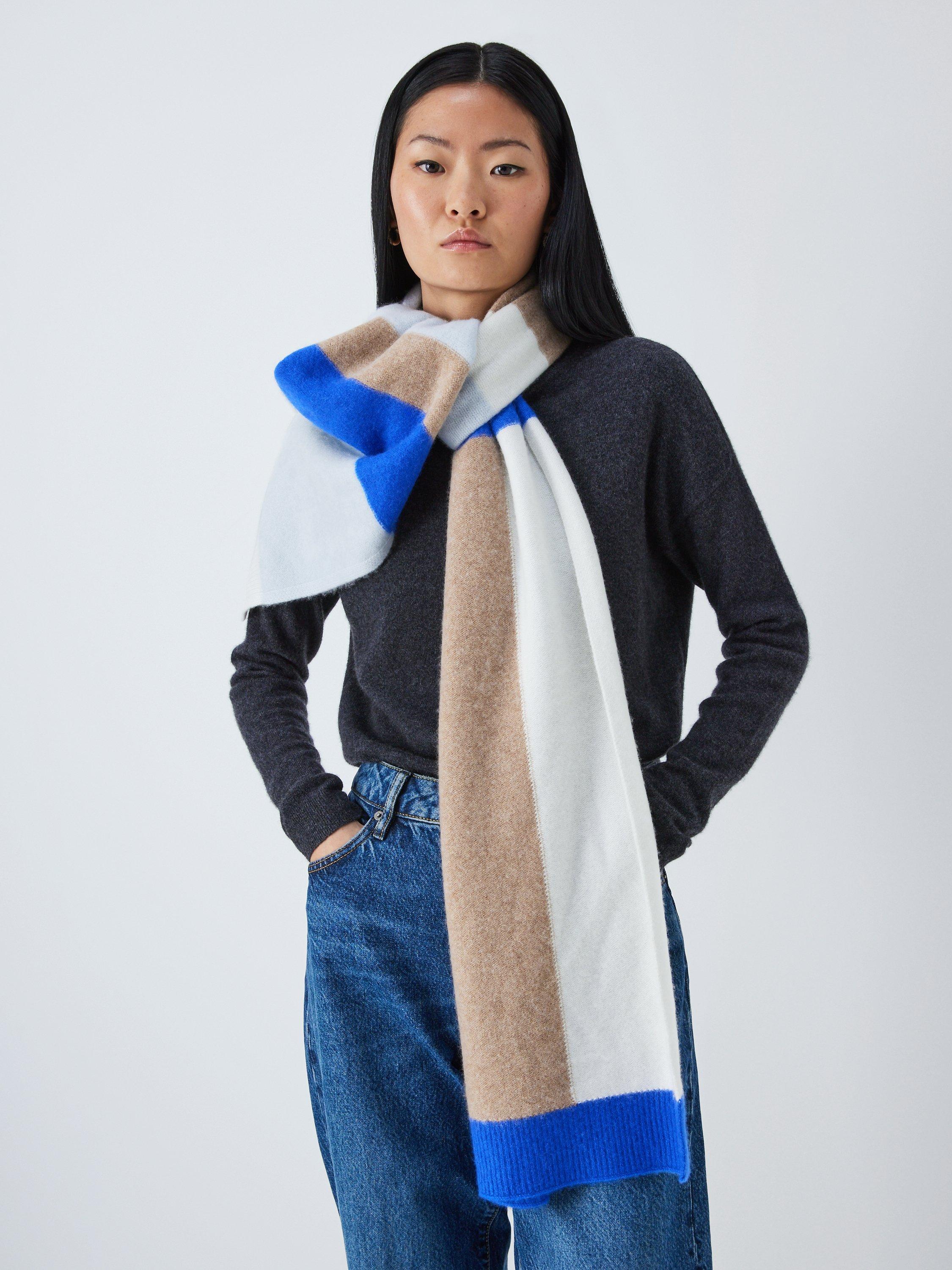 John Lewis Stripe Cashmere Scarf